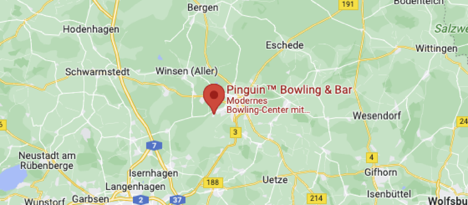 Pinguin Bowling & Bar Feste feiern, wo die Pins fallen.